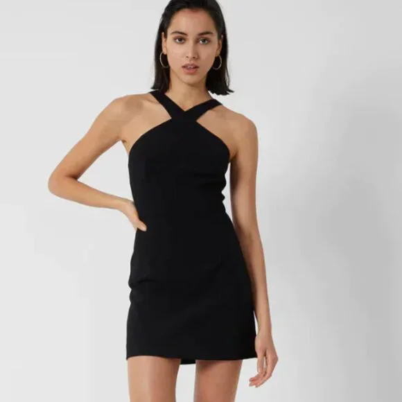 French Connection | Dresses | Nwt French Connection Whisper Xover Halter  Neck Dress | Poshmark